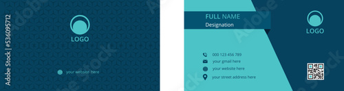 Elegant minimal professional business card design.