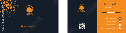 Elegant minimal professional business card design.