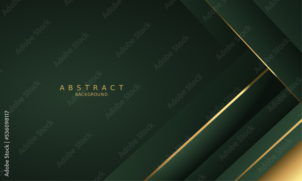 dark green luxury premium background and gold line. dark green luxury premium background and gold line.