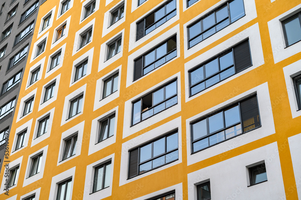 EU Modern european complex of apartment buildings. And outdoor facilities. Mixed media EU Modern european complex of apartment buildings. And outdoor facilities. Mixed media