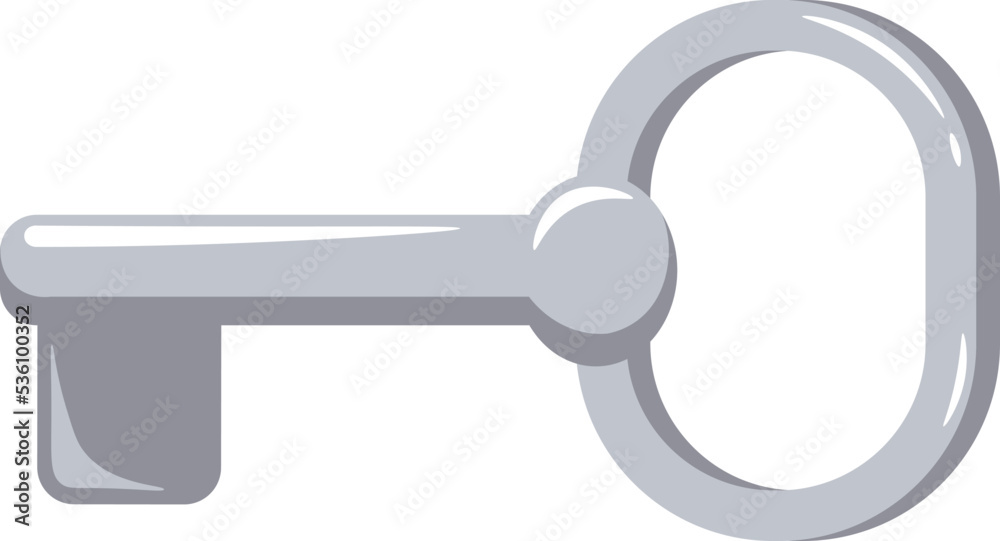 Lever Door Key icon. Vector illustration