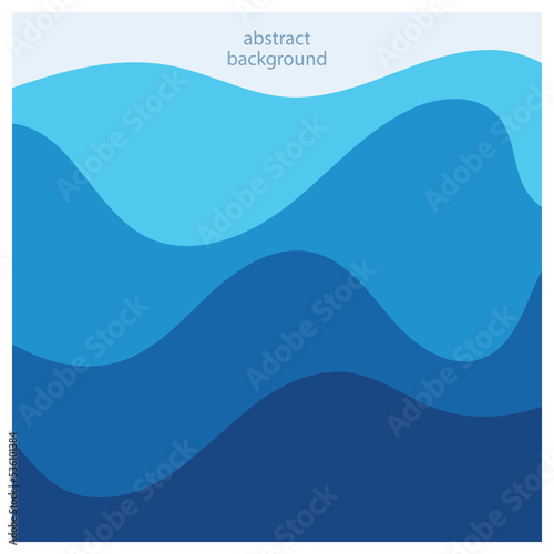 Abstract beach wave background design with blue vector combination, concept design for book cover, wallpaper, swimming pool, marine, lake