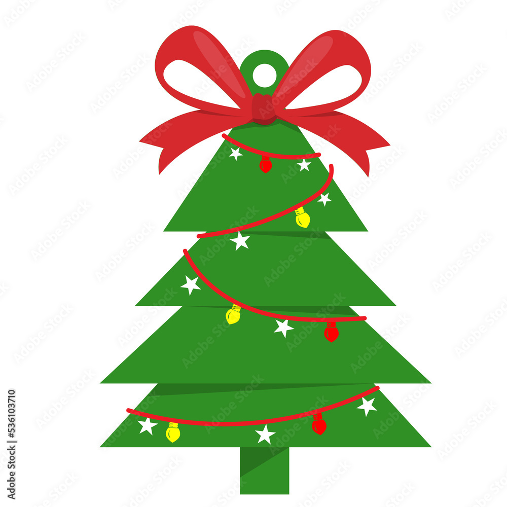Christmas decorated tree Christmas decorated tree