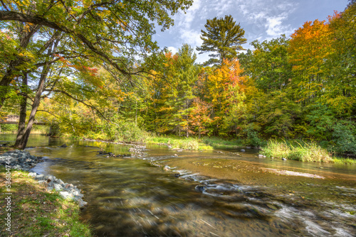 Apple River in Autumn in Wisconsin