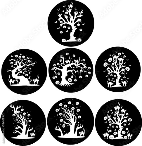 Halloween boo tree bundle