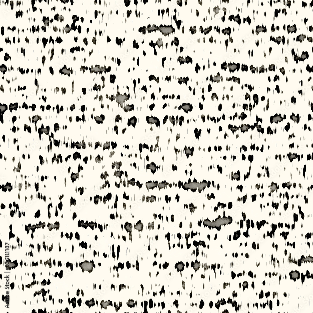 Brushed Ink Textured Spotty Pattern