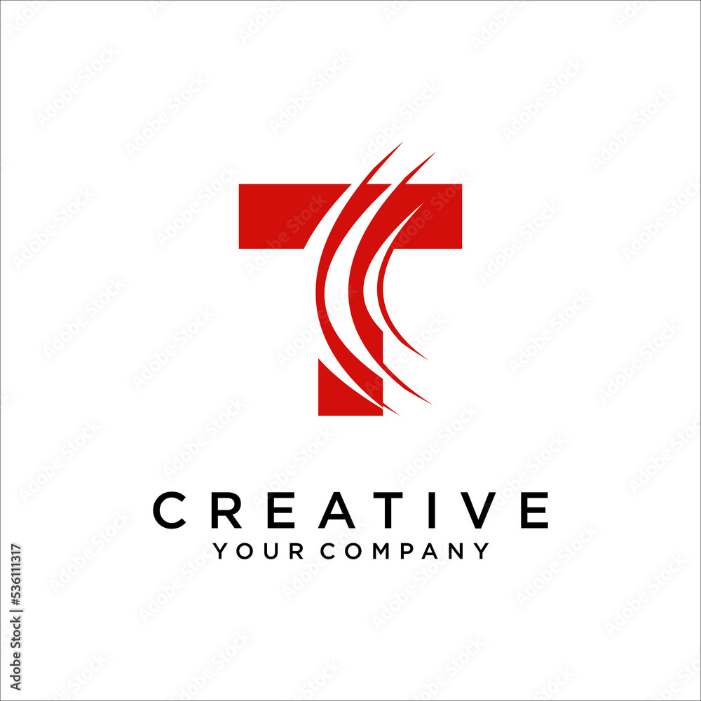 Letter T logo Design vector graphic alphabet symbol. Letter T logo Design vector graphic alphabet symbol.