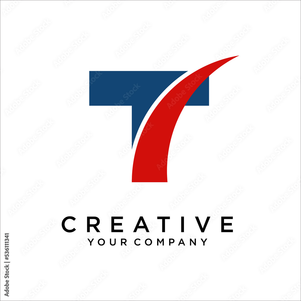 Letter T logo Design vector graphic alphabet symbol. Letter T logo Design vector graphic alphabet symbol.