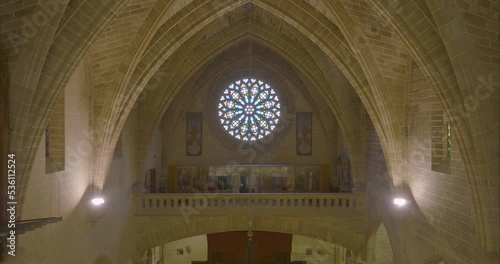 Iglesia Interior drone Alcudia 50fps (Formato D-log para edición y corrección de color profesional)	
 photo