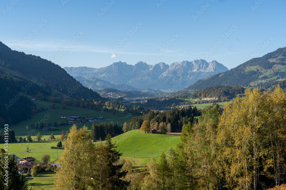 Aurach bei Kitzbühel Wilder Kaiser Panorama