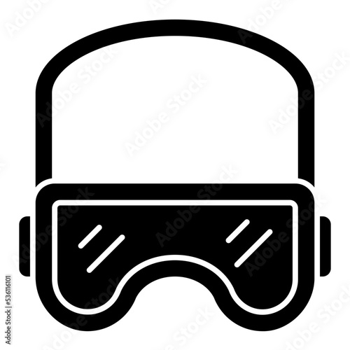 goggle solid icon