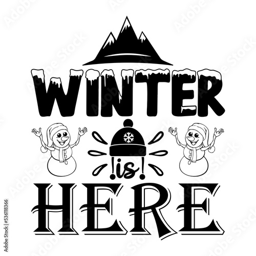 Winter Typography Design, Winter SVG, Winter T-shirt,
And Others