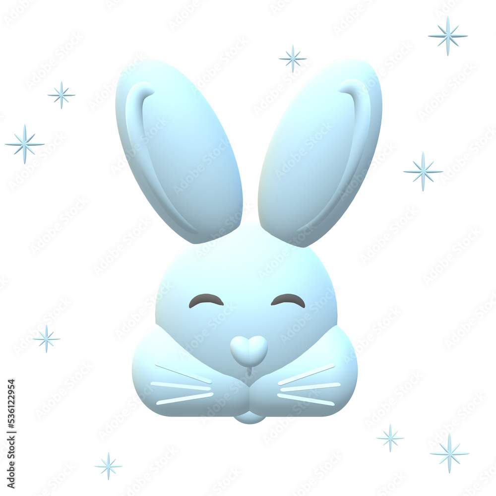 Obraz premium New Year rabbit