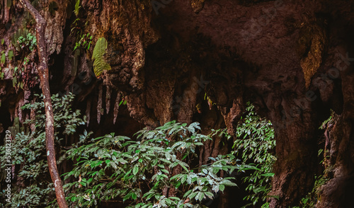 nature cave abstract