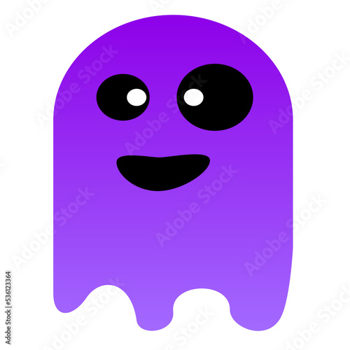 isolate Ghost Kitty ,halloween concept