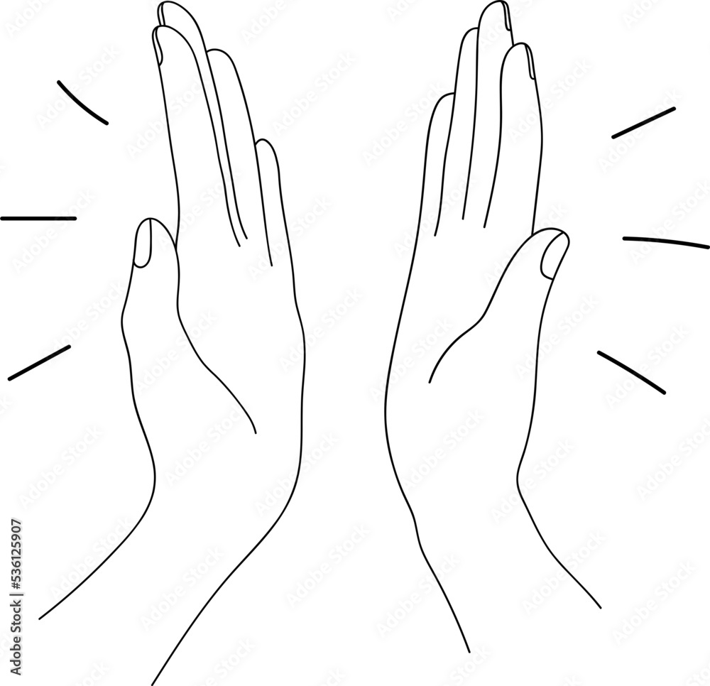 Holding Hand Line Drawing Both Holding Hand Line Drawing Both