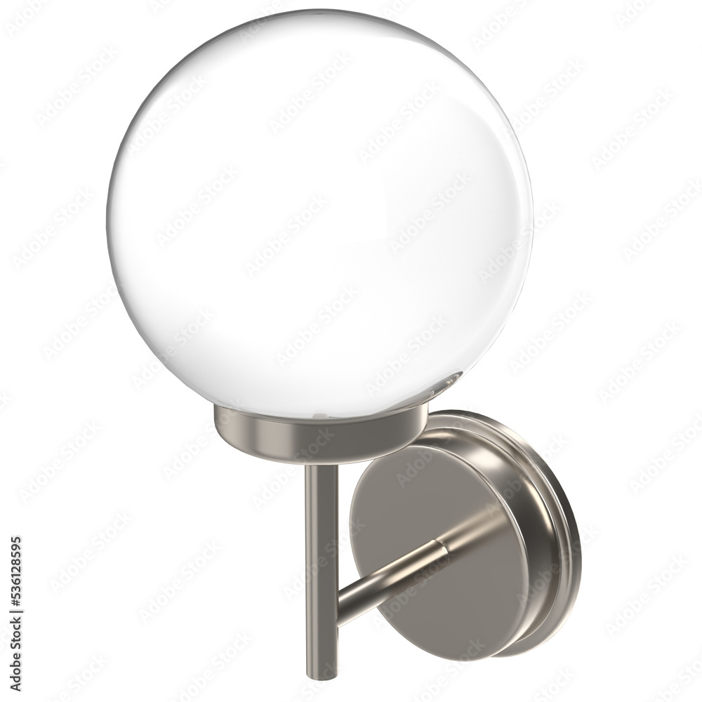 3d rendering illustration of an outdoor applique lamp 3d rendering illustration of an outdoor applique lamp