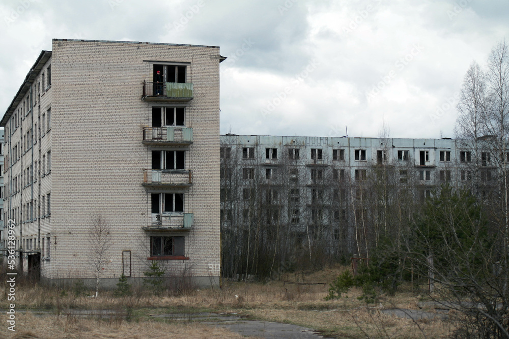 Abandoned Soviet Military Town, Skrunda 1, Latvia