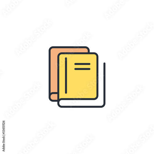 documentary thin line icons. Vector illustration isolated on white. Editable stroke.