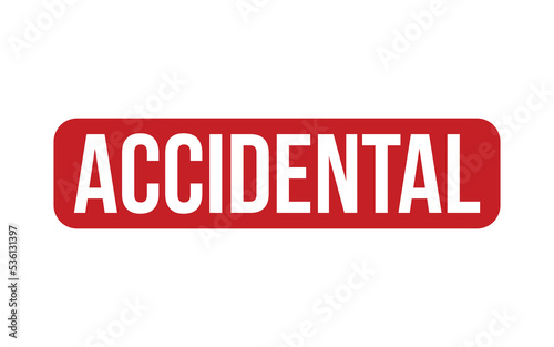 Accidental Rubber Stamp Seal Vector