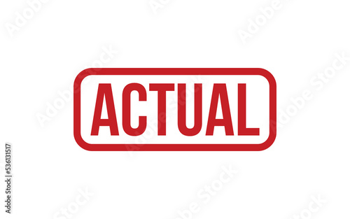 Actual Rubber Stamp Seal Vector