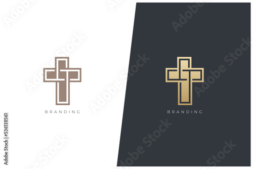 Spiritual Biblical Christianity Church Vector Logo  
