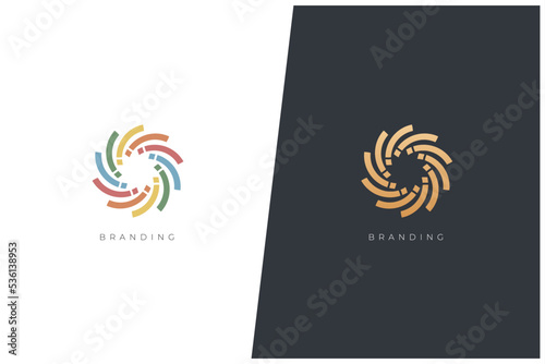 Industrial Trading Networking Marketing Logomark Vector Logo