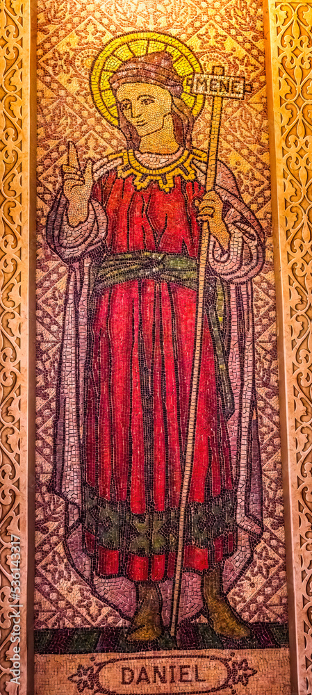 Daniel Mosaic St Augustine Cathedral Catholic Church Tucson Arizona