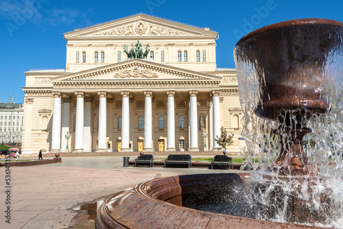 Bolshoi theatre (Big theater) in Moscow, Russia