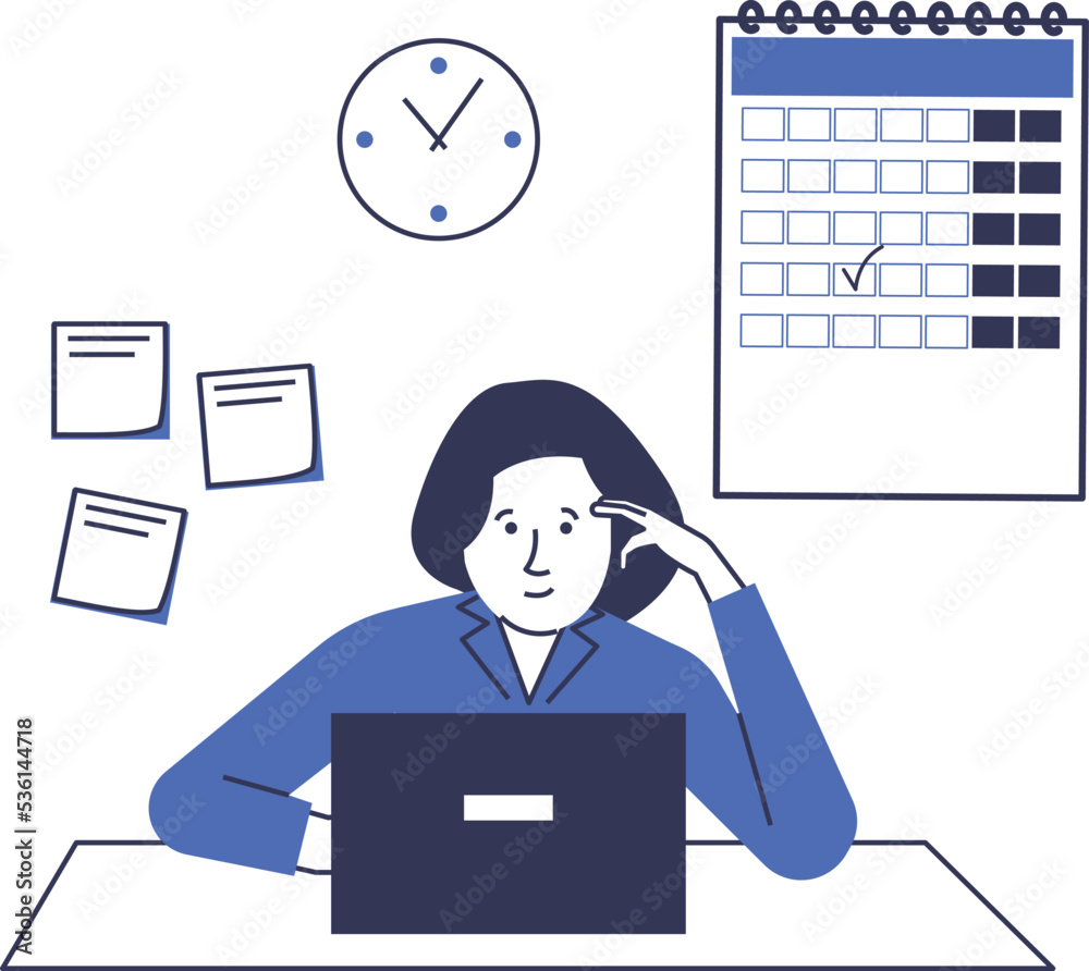 Project manager. Vector character employee of the company. Project manager. Vector character employee of the company.