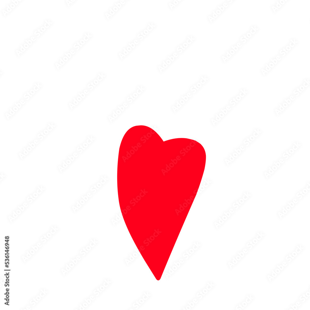 red heart illustration red heart illustration