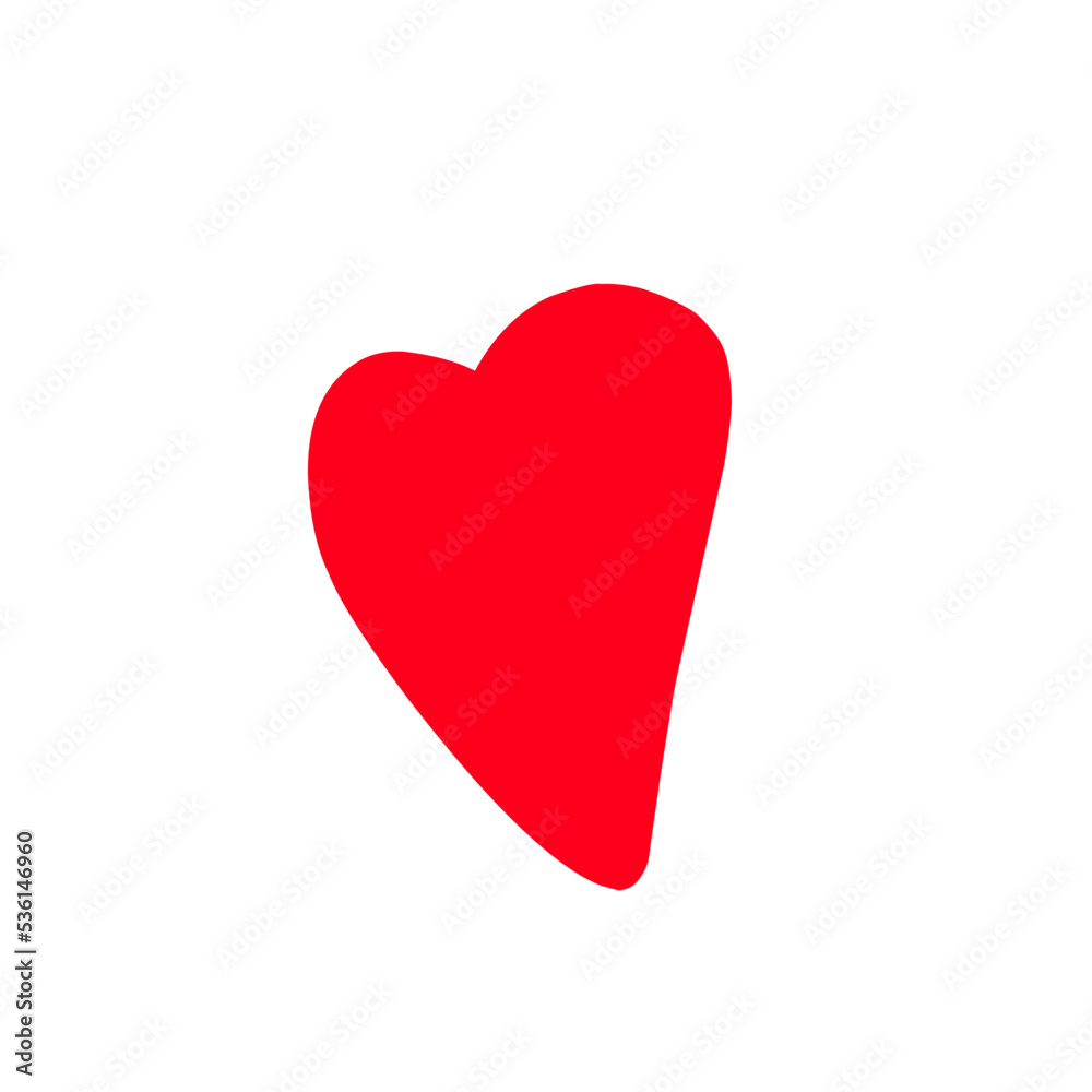 red heart illustration