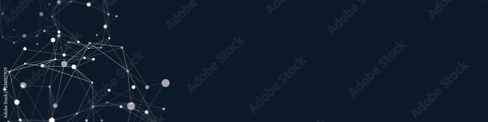 Abstract lines and dots connect background. Abstract lines and dots connect background.