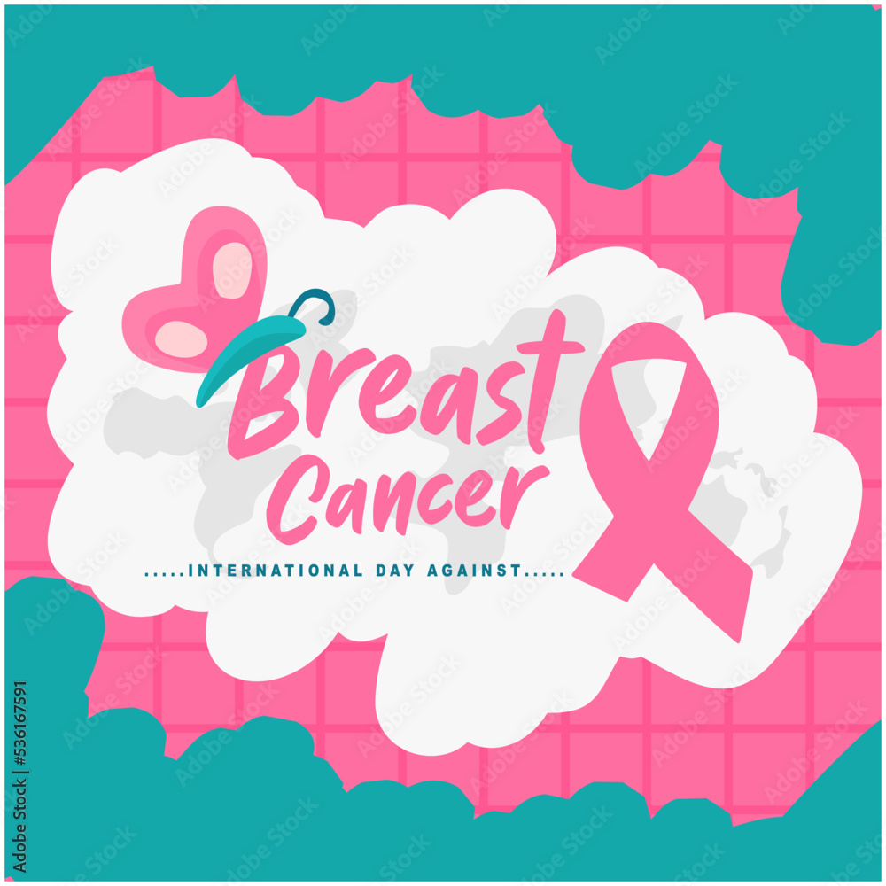 hand drawn breast cancer template hand drawn breast cancer template