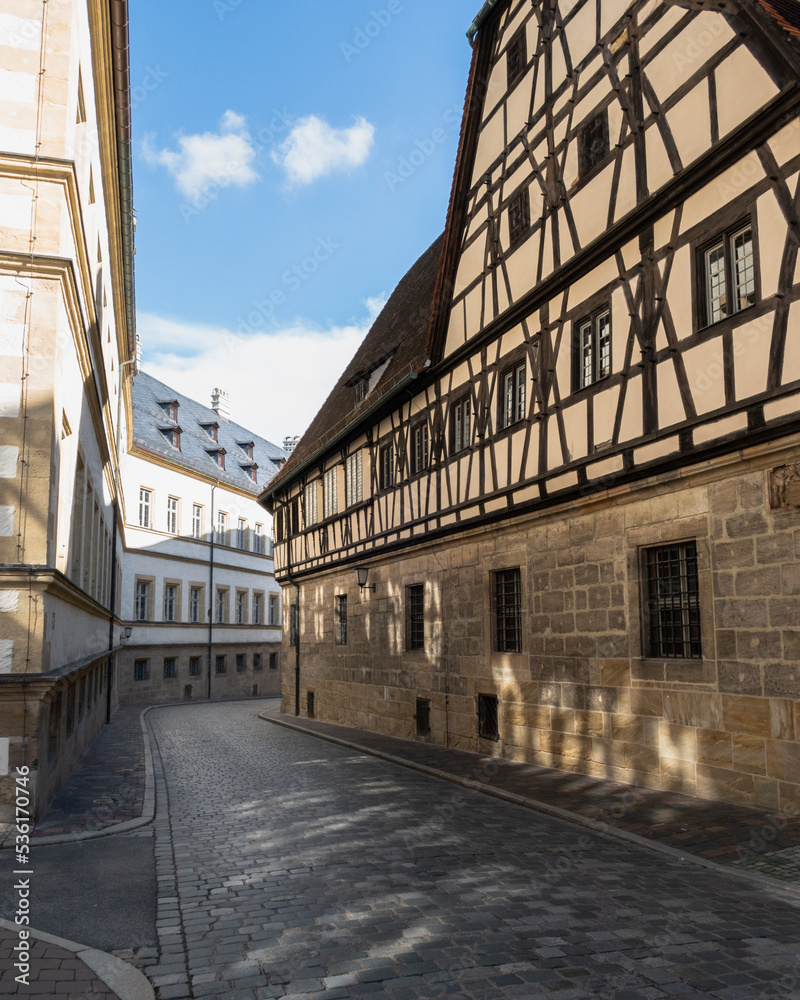 Fototapeta premium Straße in Bamberg.
