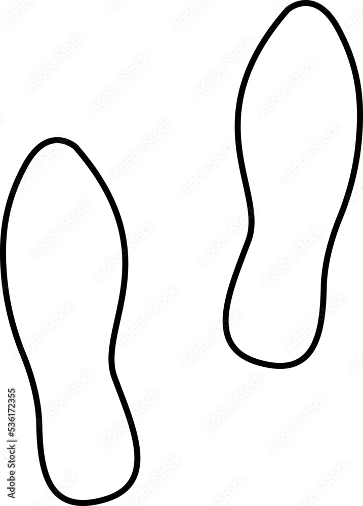 footprint foot steps footprint foot steps