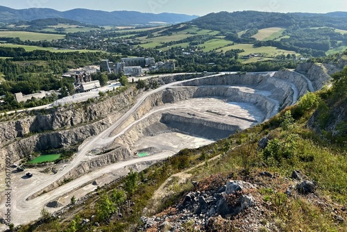 view of the Kotouc limestone quarry