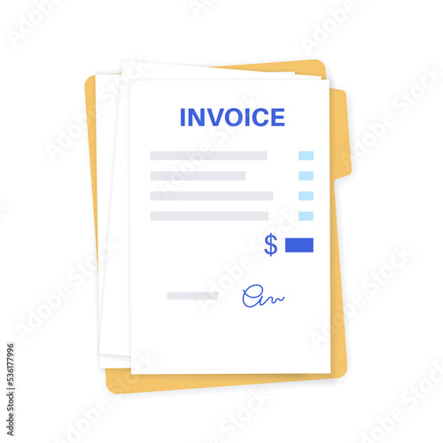 Invoice document form