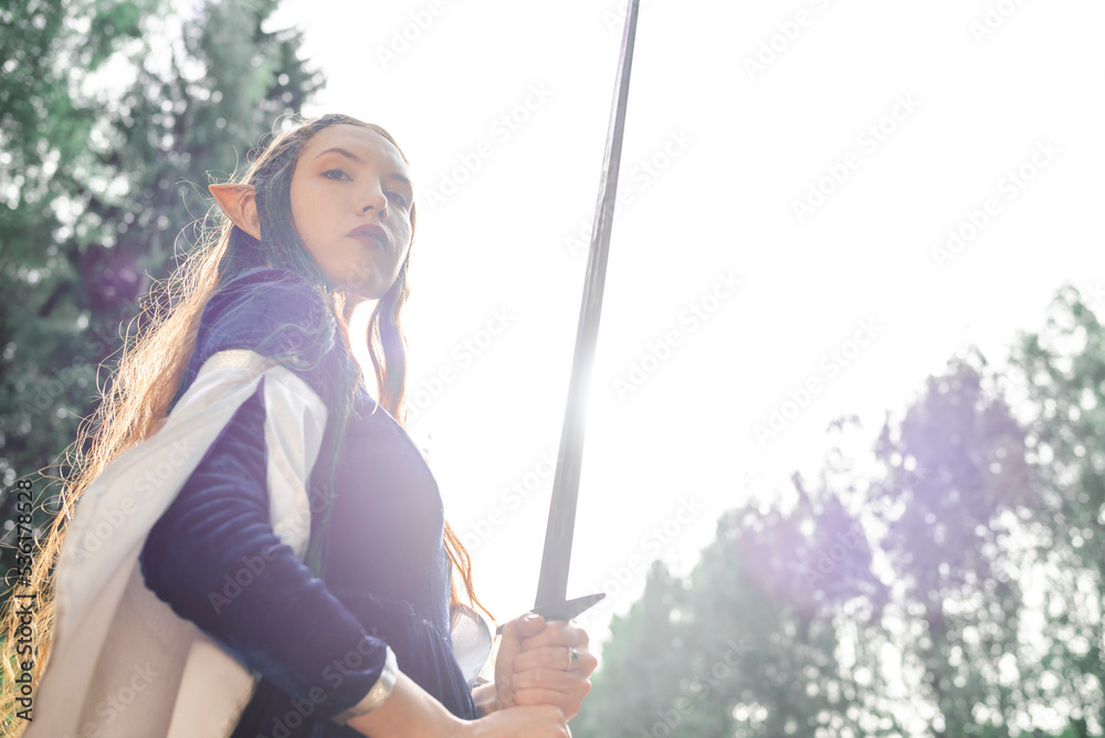 Naklejka premium Maiden elf