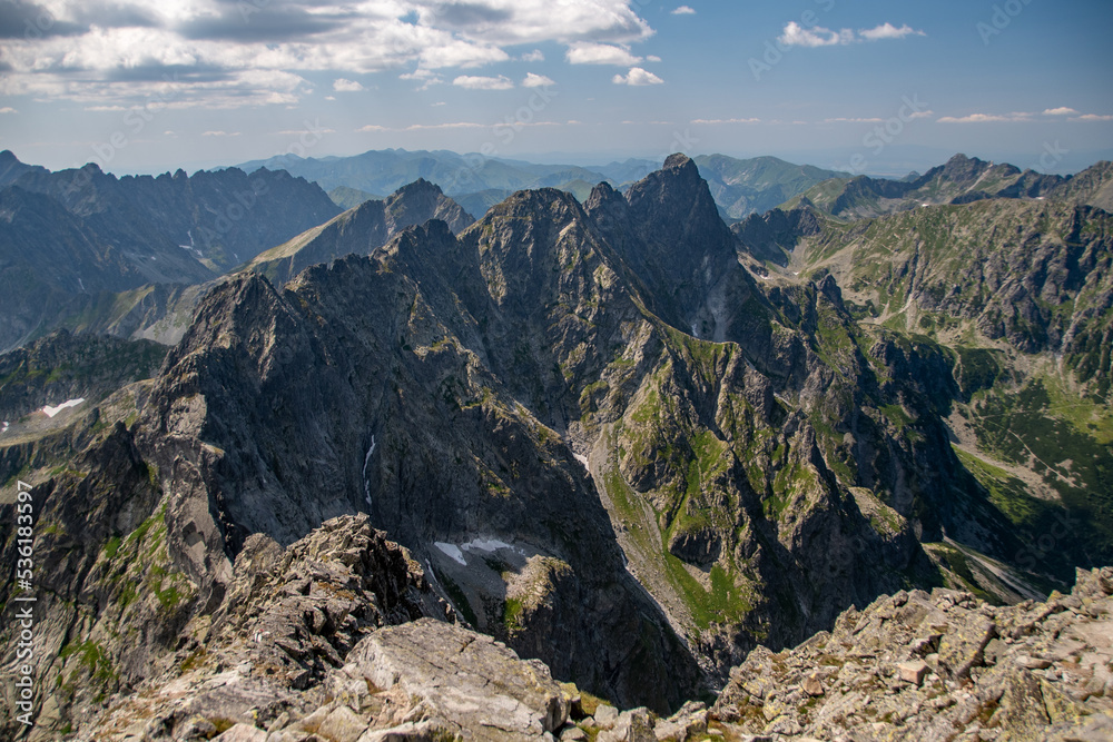 landscape in the mountains, High Tatras landscape in the mountains, High Tatras
