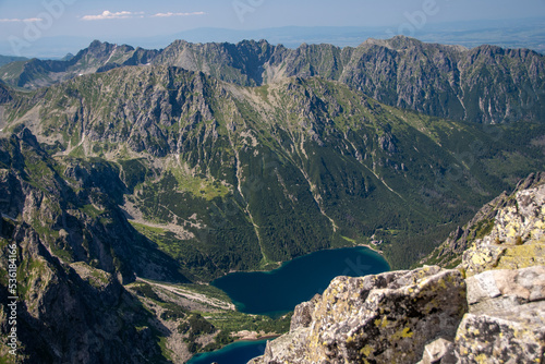 view from the top of mountain, High Tatras
