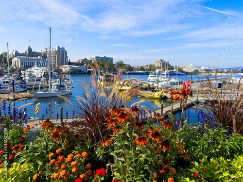  Inner Harbor of Victoria BC in the early fall