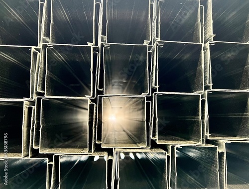 metal grid background