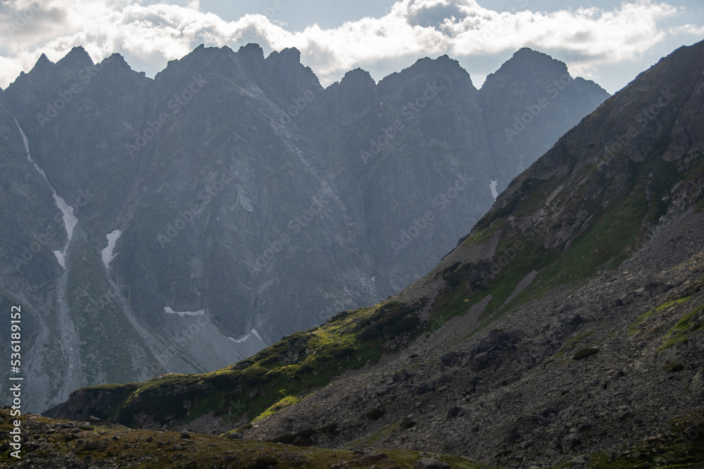 view of the mountains, High Tatras