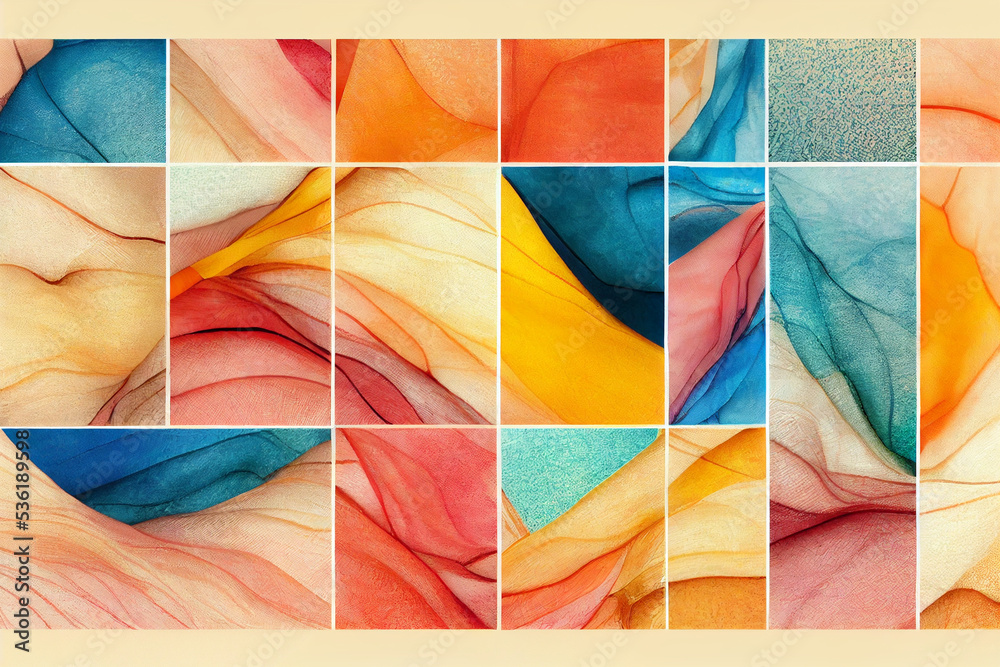 Fototapeta premium set of colorful backgrounds