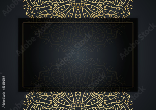 Luxury mandala background with golden arabesque pattern arabic islamic east style. Decorative mandala for print, poster, cover, brochure, flyer, banner. Creative luxury decorative mandala background