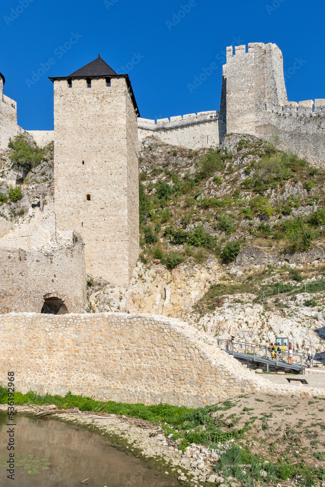 Ruins of Medieval fortified town of Golubac, Serbia Ruins of Medieval fortified town of Golubac, Serbia