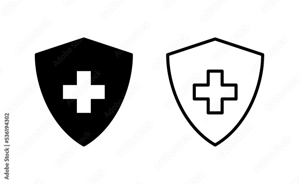 Health insurance icon vector for web and mobile app. Insurance document sign and symbol Health insurance icon vector for web and mobile app. Insurance document sign and symbol
