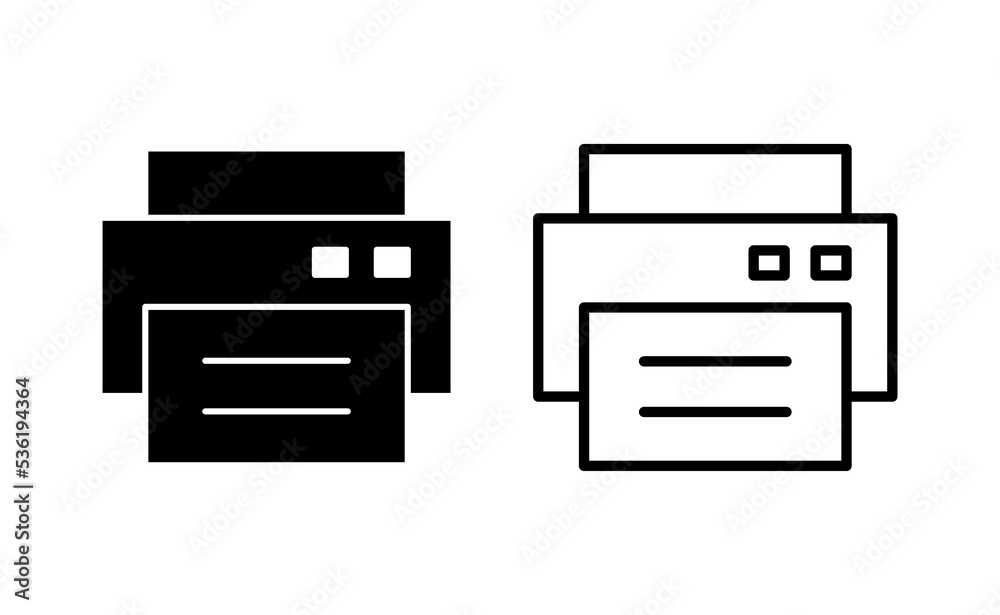 Print icon vector for web and mobile app. printer sign and symbol Print icon vector for web and mobile app. printer sign and symbol