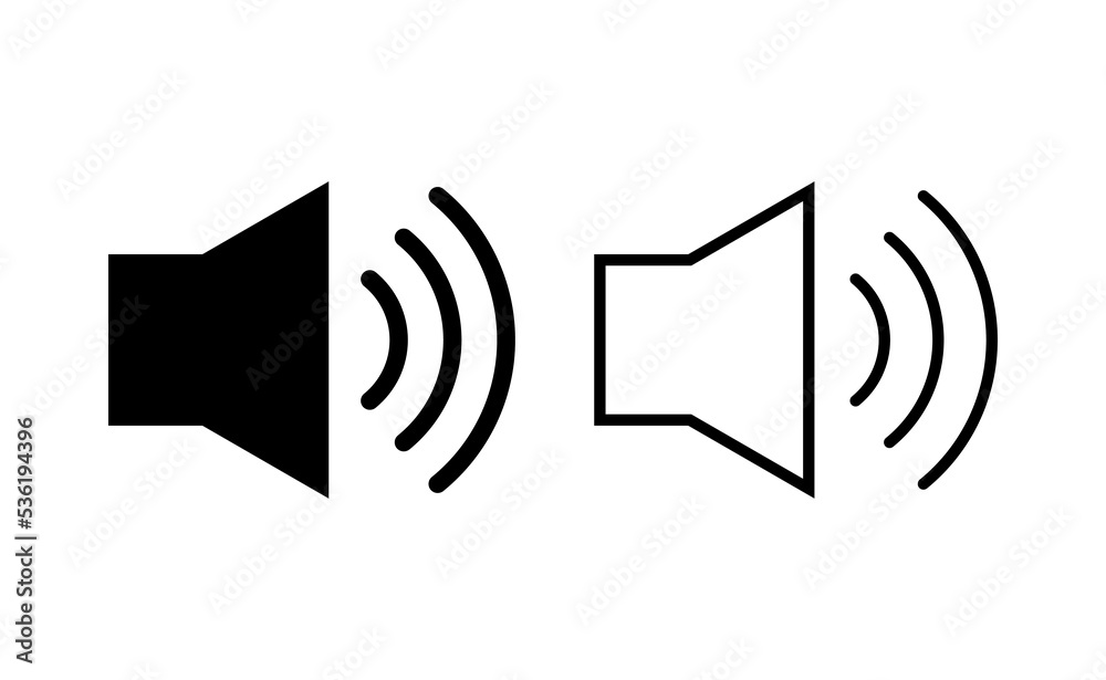 Speaker icon vector for web and mobile app. volume sign and symbol. loudspeaker icon. sound symbol Speaker icon vector for web and mobile app. volume sign and symbol. loudspeaker icon. sound symbol